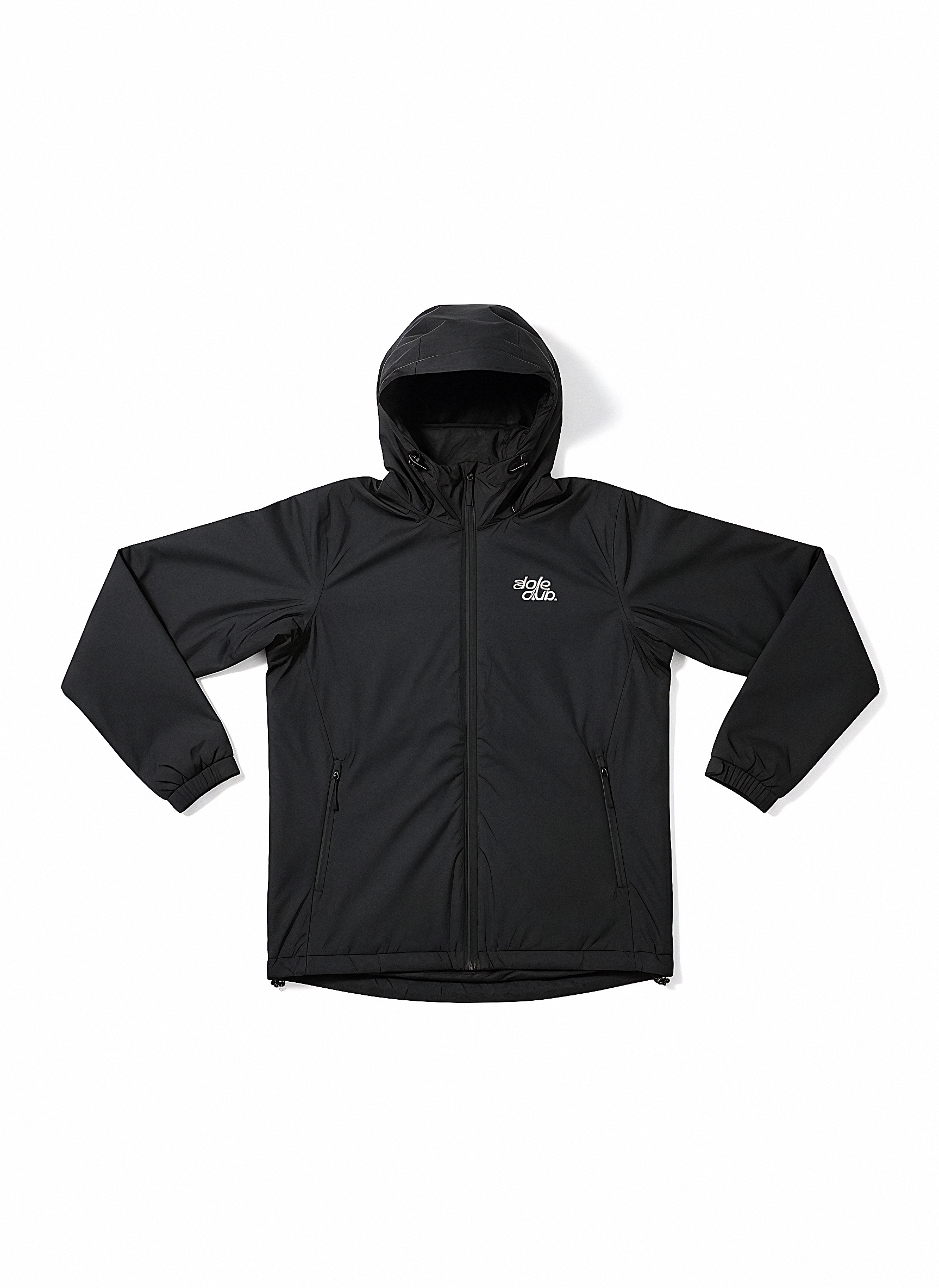 Hooded Windbreaker | Jet Black