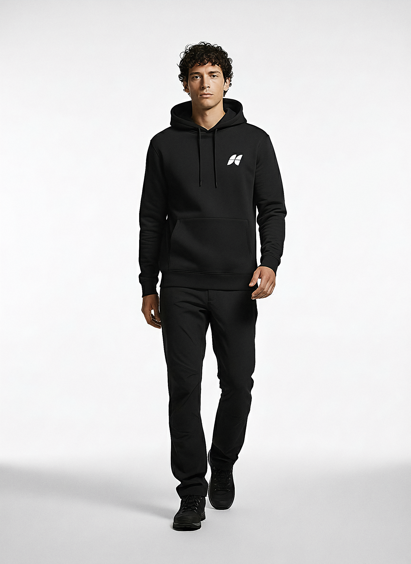 Origins Hoodie | Jet Black