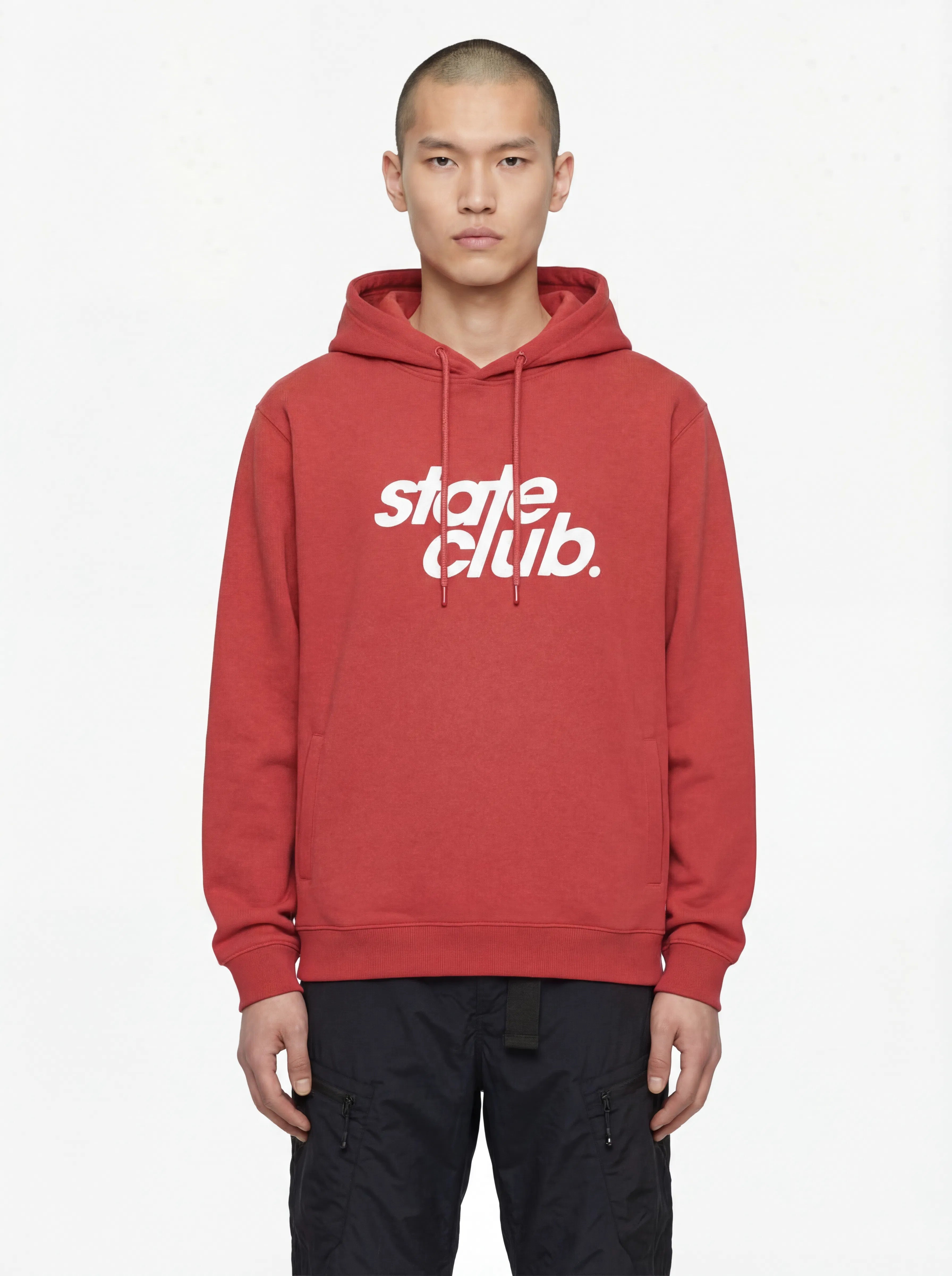 Essentials Hoodie | Coral Red