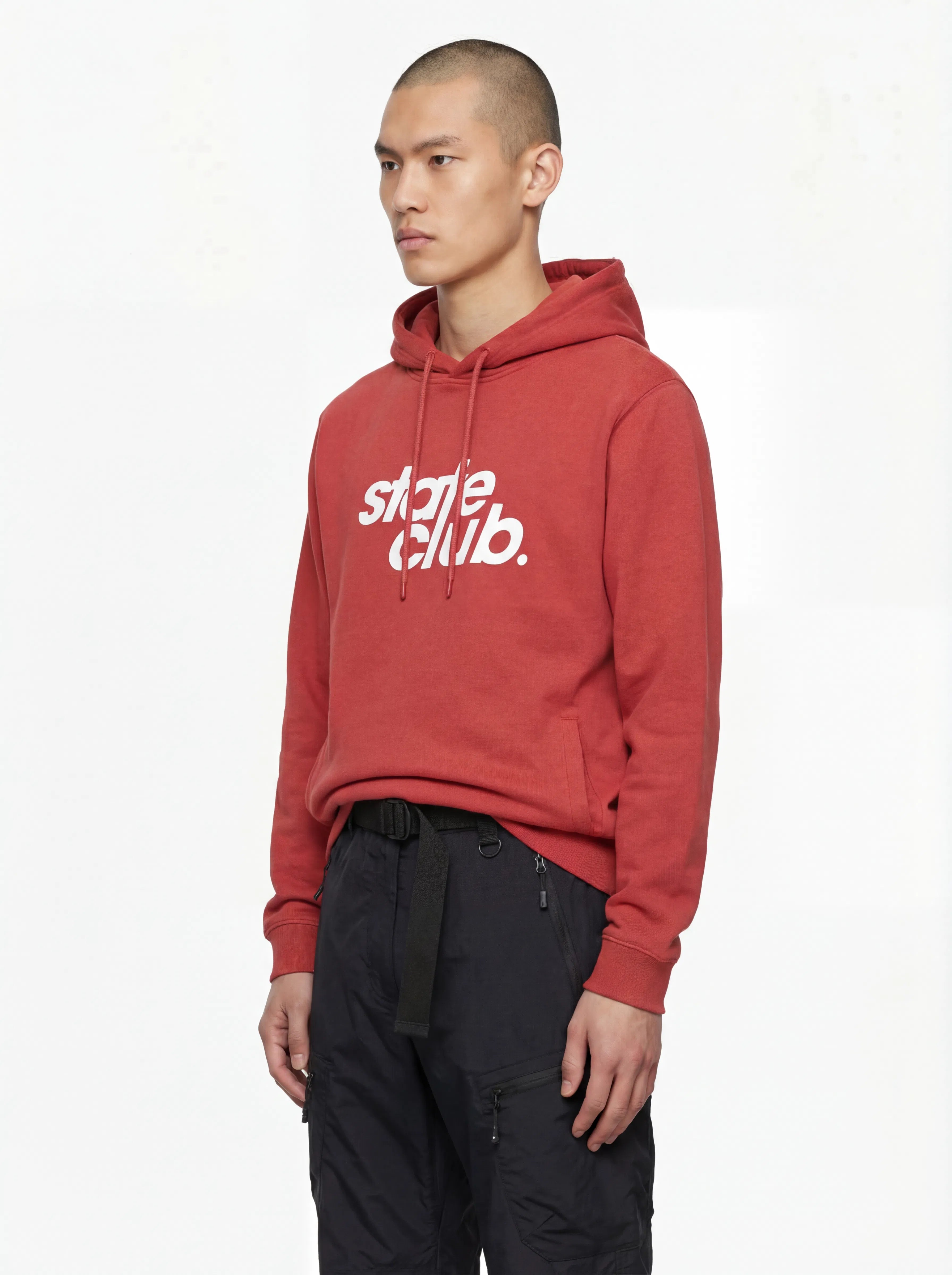 Essentials Hoodie | Coral Red